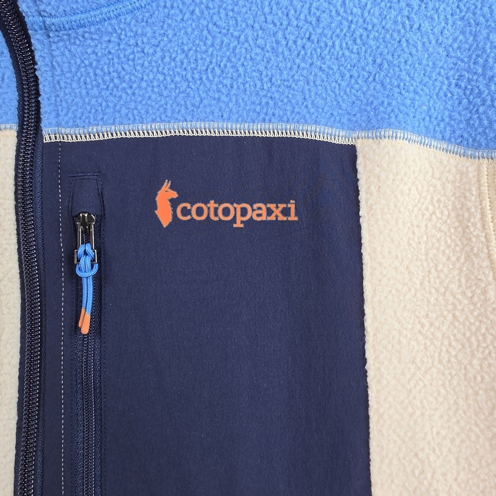 Cotopaxi Abrazo 1/2 Zip Fleece Pullover Womens XS Bone Deep Ocean Jacket Casual - Picture 6 of 13